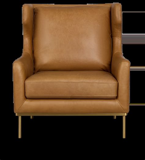 brown leather accent chair 8