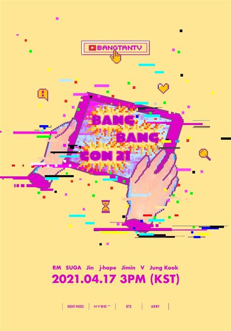BTS、「BANGBANG CON 21」開催！4月17日15時からYouTubeで配信 - 韓information.