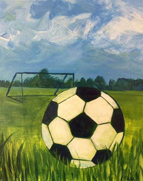 Soccer Field Painting at PaintingValley.com | Explore collection of ...