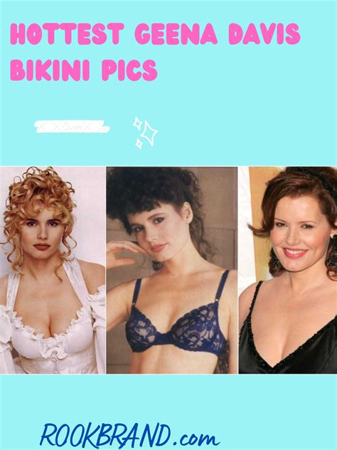 The Hottest Geena Davis Bikini Pictures - Rookbrand
