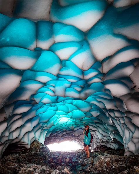 Ice cave in Patagonia, Argentina : r/MostBeautiful