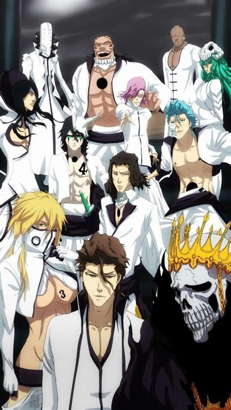 clã arrancar | Bleach figures, Bleach fanart, Bleach anime art