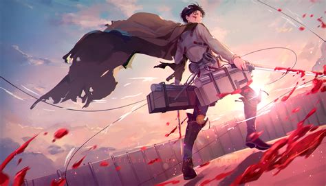 levi ackerman epic hd wallpaper attack  titan