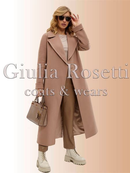 Пальто Giulia Rosetti, Демисезон, размер 52, цвет бежевый, Шерсть ...