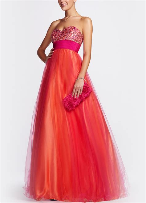 Strapless Layered Tulle Ball Gown | David's Bridal
