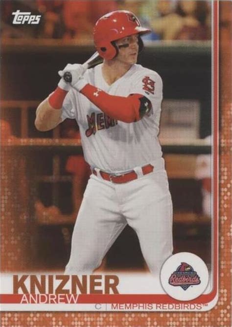 topps pro debut andrew knizner  orange  rc  sale