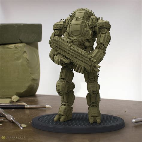 Mech Juggernaut sculpt on Behance