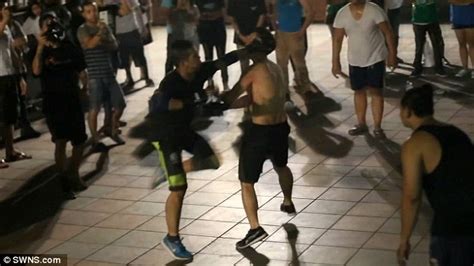 meet bangkoks real life fight club  competitors meet  streets