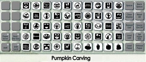 Pumpkin Carving Cricut Cartridge