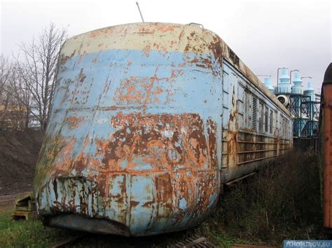 Deserted Places: An abandoned Soviet turbojet train