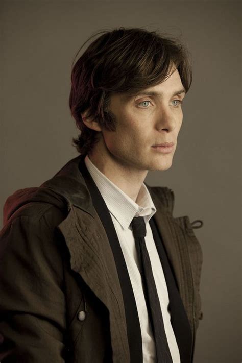 Look at Cillian Murphy's cheekbones here. As was once said of Katharine ...