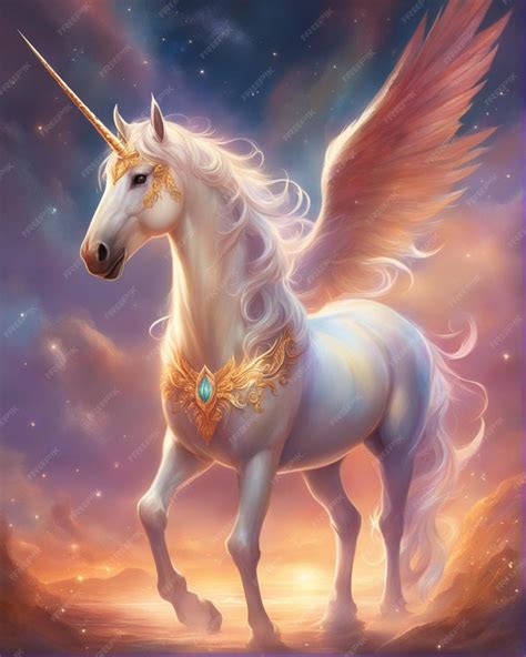 Premium AI Image | View Of The Magical And Mythical Unicorn Creature ...
