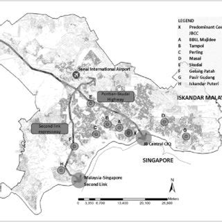 monocentric city concept  scientific diagram