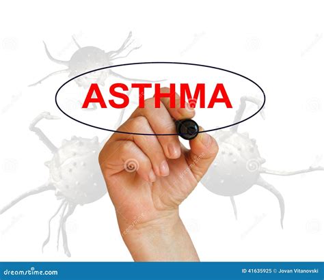 Astma stock illustratie. Illustration of achtergrond - 41635925