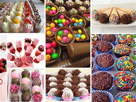 Doces Com A Letra A - Doces Para Festa A Começar Pelo Beijinho