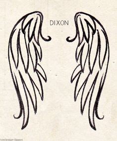 Angel Wings Drawing, Angel Wings Wall, Walking Dead Tattoo