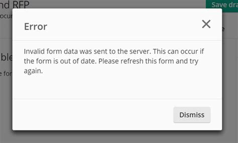invalid form data     server laserfiche answers