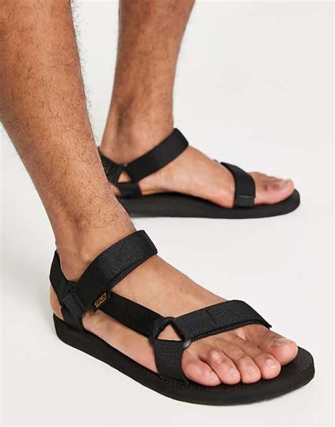 Teva original universal sandals in black | ASOS