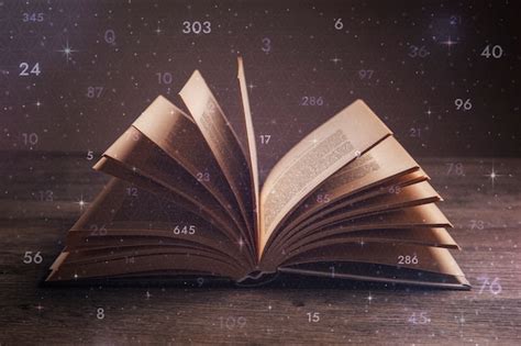Концепция нумерологии с книгой | Бесплатно Фото
