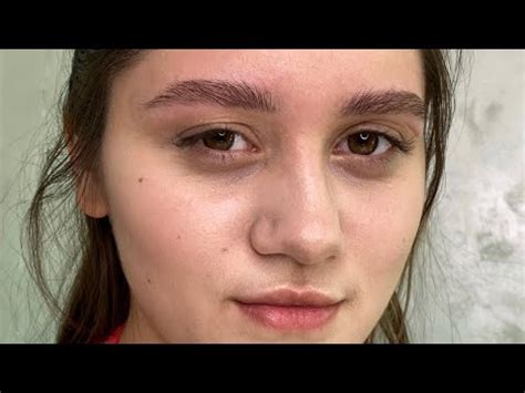 Осветление бровей корректором SHIK - YouTube