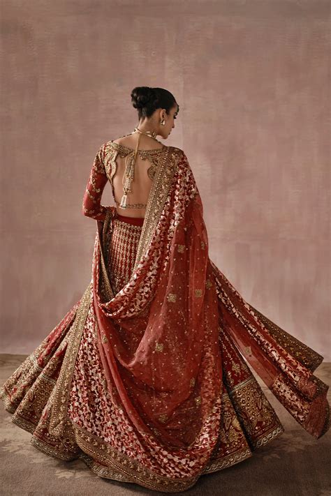 Classic Red And Gold Lehenga Choli Pakistani Bridal Dress - Nameera Bridal
