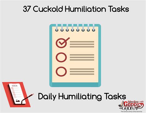 37 Daily Cuckold Humiliation Tasks Femdom Humiliation - Etsy