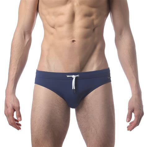 Parke & Ronen Navy Solid Meridian Swim Bikini - Underwear Expert