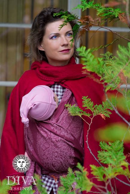 Слинг-шарф Diva Essenza, Berry с бамбуком - купить слинг-шарф, выгодная ...