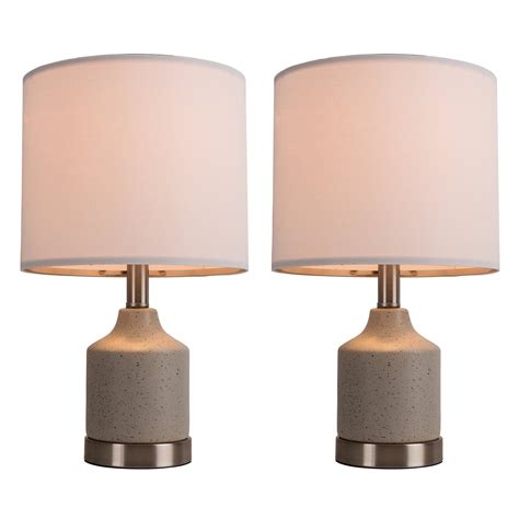 Modern Table Lamps Set of 2 ,Transitional Table Lamp for Living Room ...