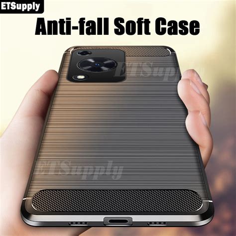 Phone case Huawei Nova Y72 Carbon Fiber Soft TPU Silicone Anti ...