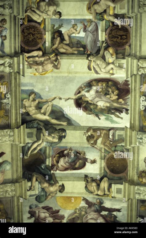 Sistine chapel god ceiling hi-res stock photography and images - Alamy