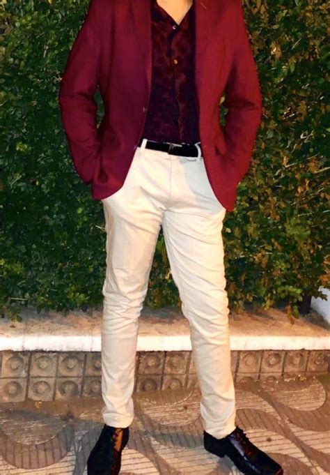 pin  mens outfit ideas burgundy suit social shirt black men fashion