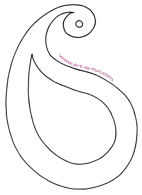 How to Draw Paisley: A Fun Easy Step-by-Step Drawing Lesson — Art is Fun