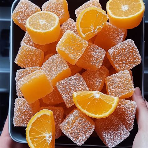 irresistibly chewy homemade orange candy  gifting propertastyfood