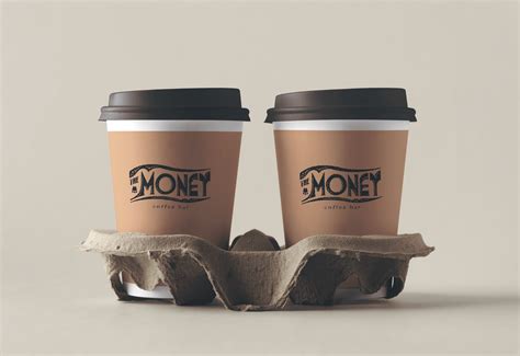 money cafe branding behance