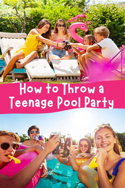 teen pool party ideas  teenagers  love momma teen