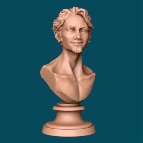 Файл STL Мужской бюст [поддерживается]・Модель для печати в 3D скачать・Cults