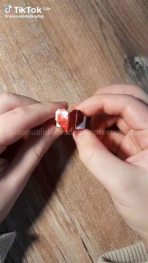 Origami heart ring – Artofit