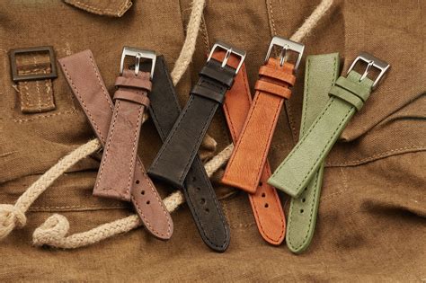 black leather  strap  orange stitching  dollie guth blog
