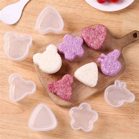 Creative Food Press Sushi Maker Mold Rice Kit Ball Molder DIY Dessert ...