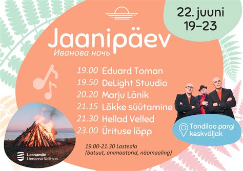 Lasnamäe Linnaosa Valitsus kutsub elanike üheskoos jaane tähistama ...