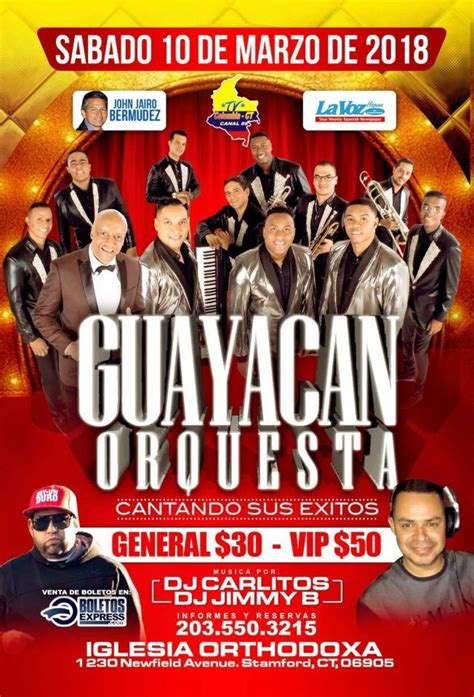 Guayacan Orquesta | Tickeri - concert tickets, latin tickets, latino ...