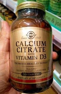 Кальций Цитрат и Витамин Д3 Солгар Solgar Calcium Citrate With Vit D3 ...
