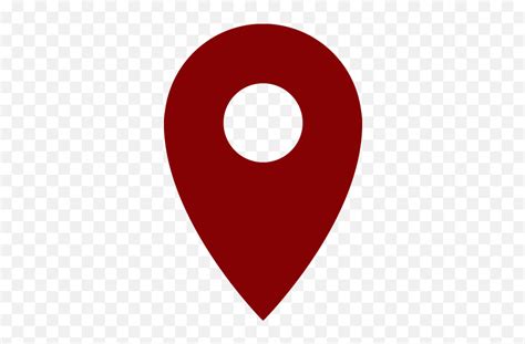 Maroon Pin 8 Icon - Transparent Location Pin Gif Png,Pin Transparent ...