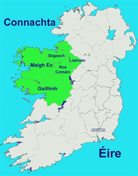 map  connaught province ireland