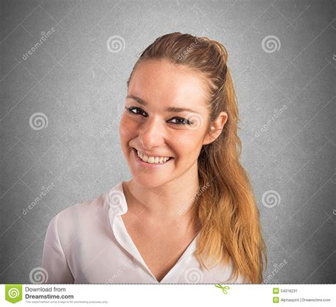Smiling and solar girl stock image. Image of beatiful - 54016231