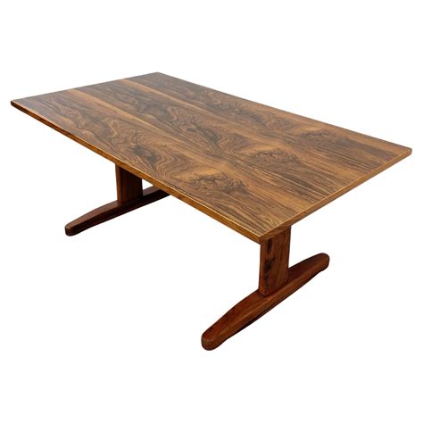 veneer brazilian rosewood coffee table   style  sergio