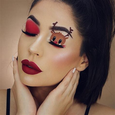 🌼Makeup Aesthetics🌸 ＊* on Instagram: “🦌 Rudolph, the Red-Nosed Reindeer ...