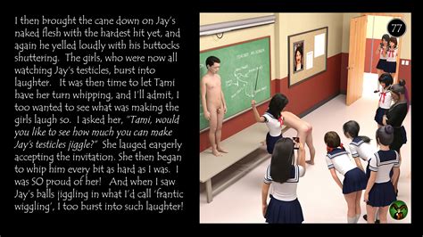 Rule 34 - caning cfnm clothed female nude male digital media (artwork
