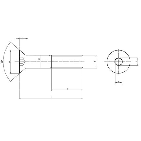 Titanium screw - Countersunk Bolt - Din 7991 - TA6V (Grade 5 ...